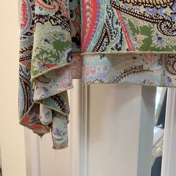 Asymmetrical skirt with sequin waistband. - Picture 6 of 6